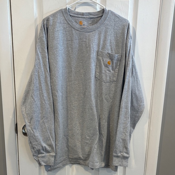 Carhartt Other - Carhartt Men's Heather Gray Long Sleeve Tee Size XL